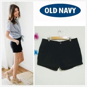 Old Navy Black Hot Short Sz 6